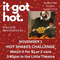 Hot Shakes Challenge event flyer